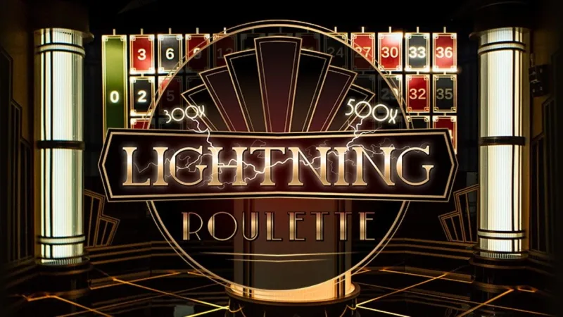 Lightning Roulette live studio wheel with 500x lightning multipliers