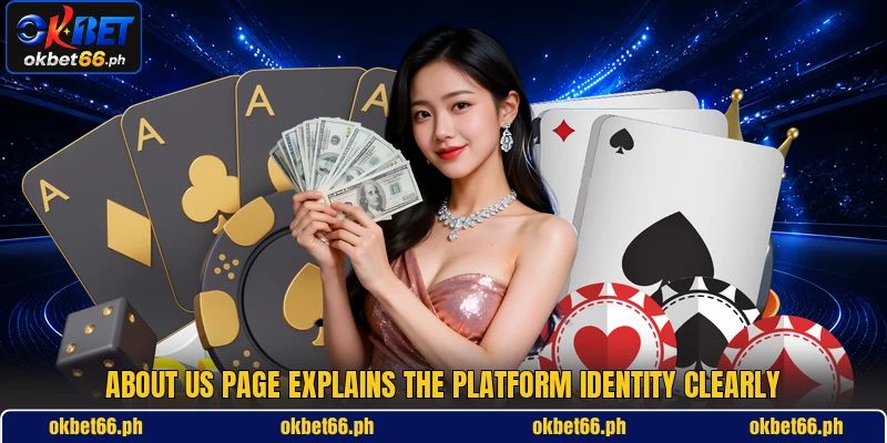 About us page explains the platform identity clearly About us page explains the platform identity clearly