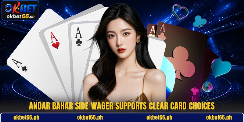 Andar bahar side wager supports clear card choices Andar bahar side wager supports clear card choices