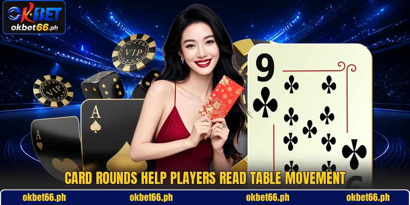 Card rounds help players read table movement