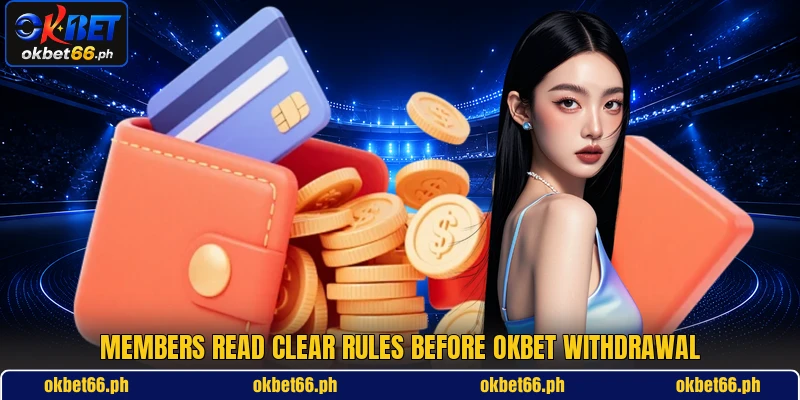 Members read clear rules before OKBET withdrawal