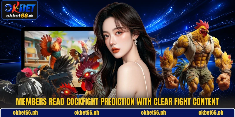 Members read Cockfight Prediction with clear fight context Members read Cockfight Prediction with clear fight context