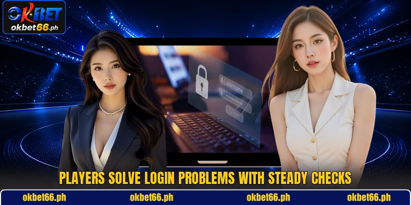 Players solve login problems with steady checks Players solve login problems with steady checks