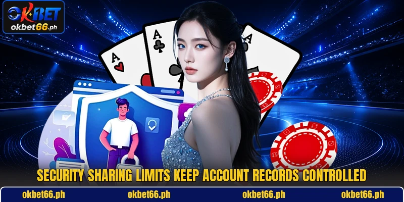 Security sharing limits keep account records controlled Security sharing limits keep account records controlled