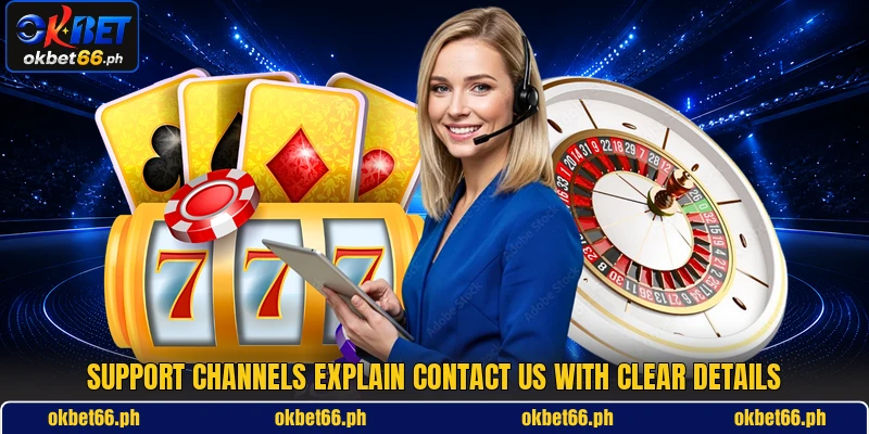 Support channels explain contact us with clear details Support channels explain contact us with clear details